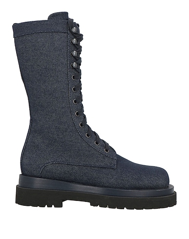 MAGDA BUTRYM Boots Blue 74% Cotton, 26% Polyester