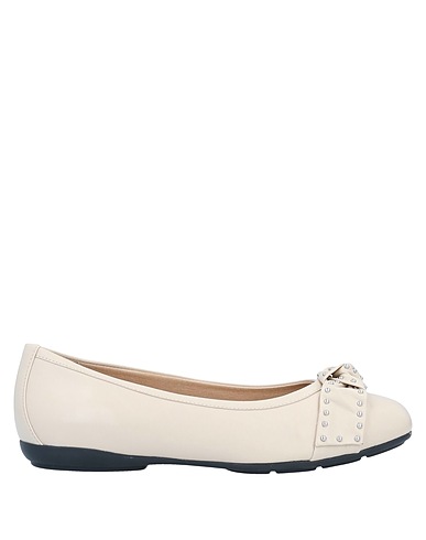 GEOX Ballerinas Beige Schafleder