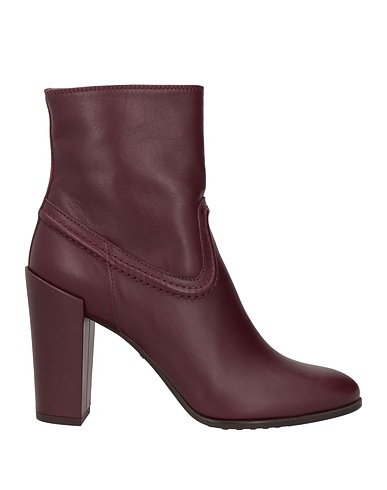TOD'S Ankle boot Plum Calfskin