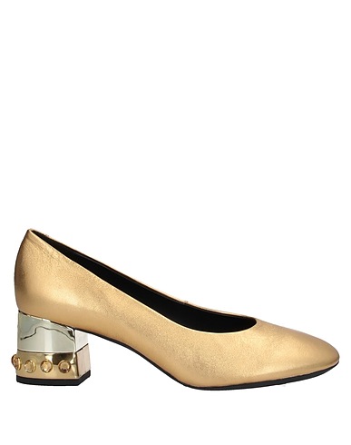 GEOX Court Gold Goat skin