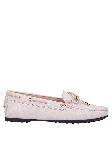 TOD'S Loafers Light pink Leather