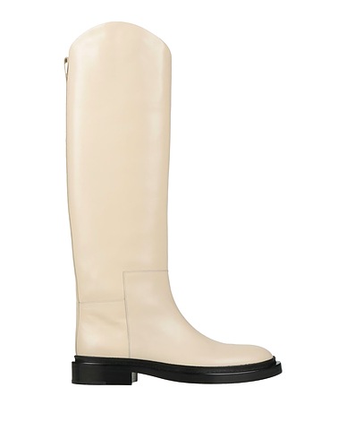 JIL SANDER Boots Beige Calfskin