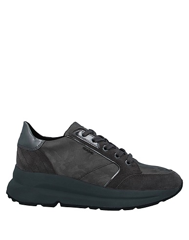 GEOX Sneakers Piombo Pelle, Altre Fibre
