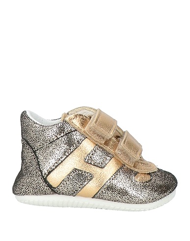 HOGAN Schuhe für Neugeborene Gold Leder