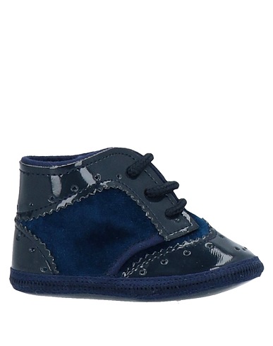 JOHN TWIG Newborn shoes Midnight blue Textile fibers