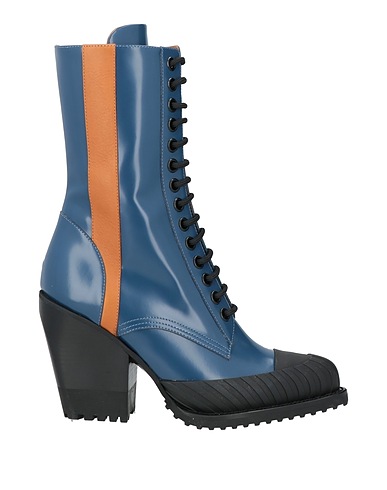 CHLOÉ Ankle boot Light blue Leather