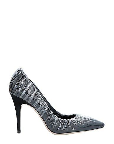 OFF-WHITE™ C/O JIMMY CHOO Zapato de salón Negro Plástico, Fibras textiles