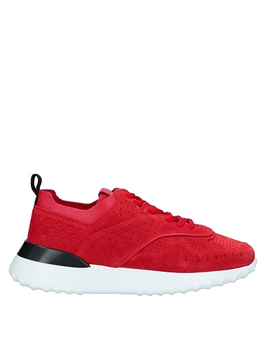 TOD'S Sneakers Κόκκινο Δέρμα