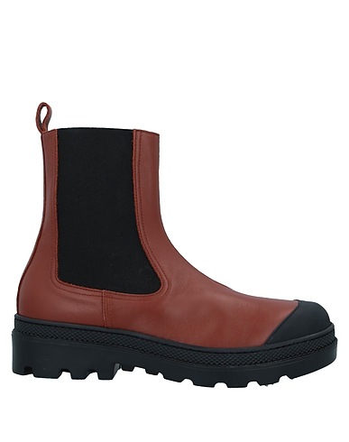 LIVIANA CONTI Ankle boot Brown Soft Leather