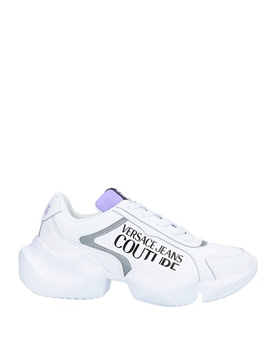 VERSACE JEANS COUTURE Sneakers White Soft Leather, Other Fibres