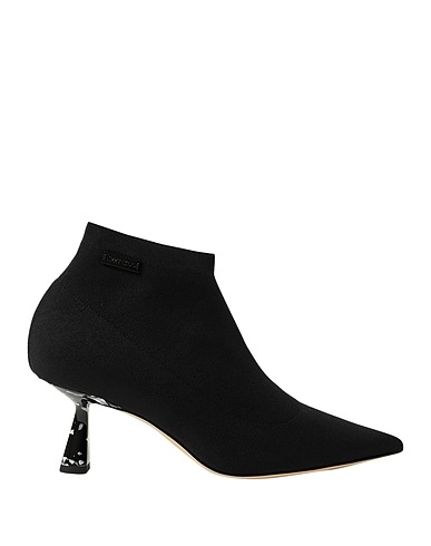 JIMMY CHOO Ankle boot Black Textile fibres