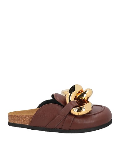 JW ANDERSON Mule e zoccoli Cioccolato Pelle di vitello
