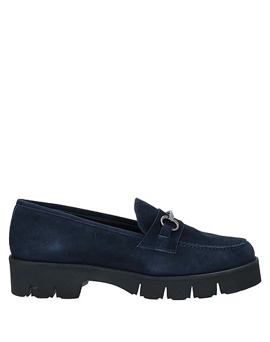 LUCA GROSSI Loafers Midnight blue Soft Leather
