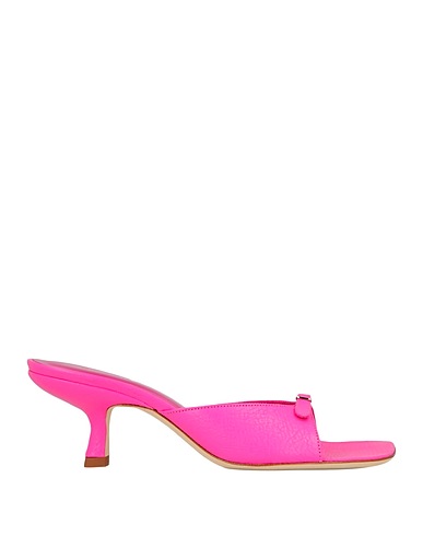 BY FAR Sandales Fuchsia Cuir
