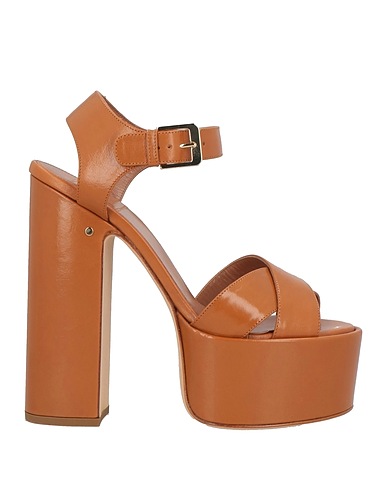 LAURENCE DACADE Sandals Brown Calfskin