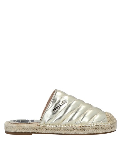 GAëLLE Paris Mule e zoccoli Oro Fibre tessili