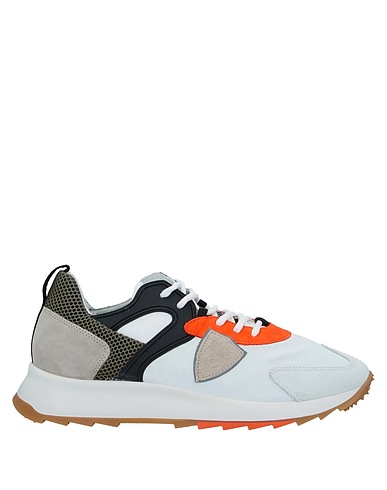 PHILIPPE MODEL Sneakers Bianco Pelle, Fibre tessili
