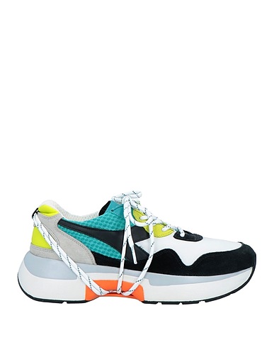DIADORA HERITAGE Sneakers Off white Pelle, Fibre tessili