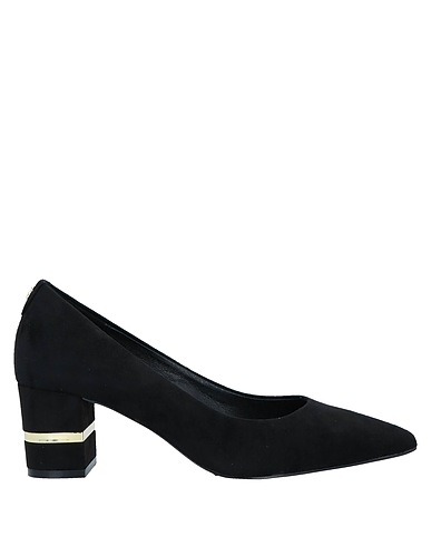 EXE' Court Black Leather