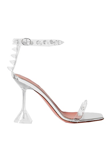 AMINA MUADDI Sandals Transparent PVC - Polyvinyl chloride