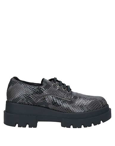 SERGIO CIMADAMORE Schnürschuhe Braungrau Leder