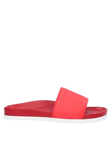 BUSCEMI Ciabatte e pantofole Rosso Pelle