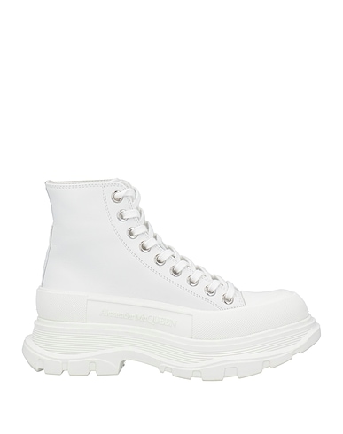 MCQUEEN Sneakers White Soft Leather