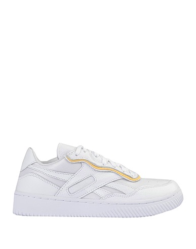 REEBOK x VICTORIA BECKHAM Sneakers DUAL COURT II VB White Soft Leather, Textile fibers