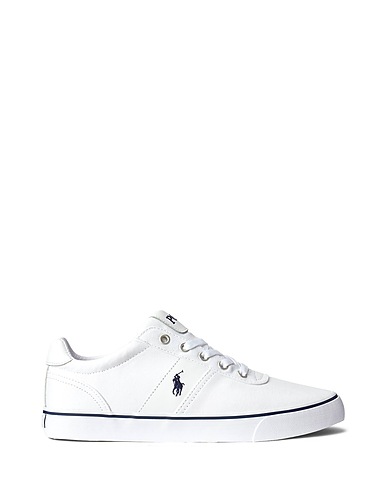 POLO RALPH LAUREN Sneakers HANFORD RECYCLED CANVAS SNEAKERS
 Ivory 100% Cotton