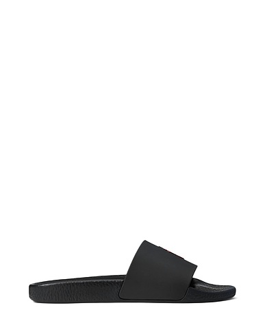 POLO RALPH LAUREN Sandali POLO SLIPPERS
 Nero Fibre sintetiche