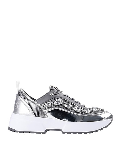 MICHAEL MICHAEL KORS Sneakers CHAPLIN TRAINER
 Silver 100% Polyester