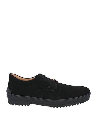TOD'S Laced shoes Black Leather