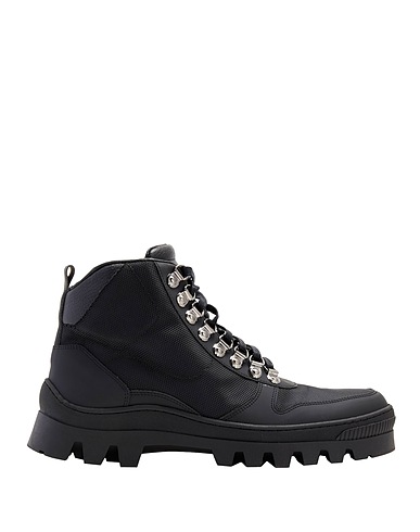 8 by YOOX Boots Black 100% Calfskin, Textile fibers