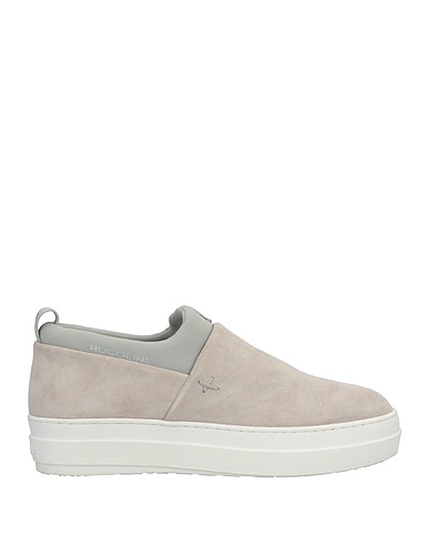RUCOLINE Sneakers Grey Leather, Textile fibres