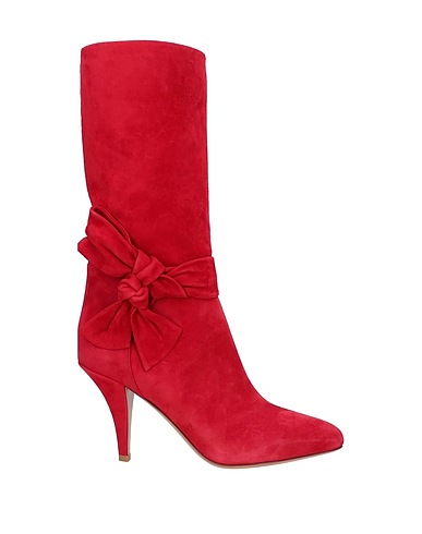 VALENTINO GARAVANI Boots Red Leather