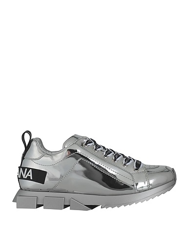 DOLCE&GABBANA Sneakers Silver Leather