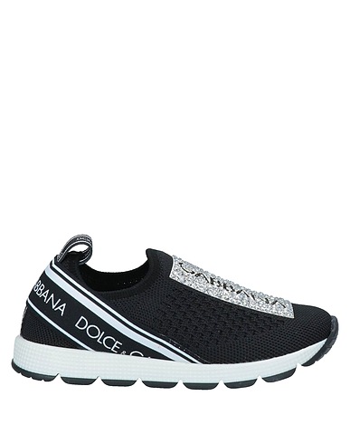 DOLCE&GABBANA Sneakers Black 59% Polyamide, 27% Viscose, 14% Elastane