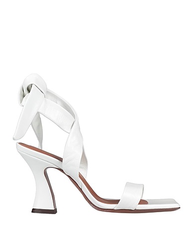 L' AUTRE CHOSE Sandals White Leather
