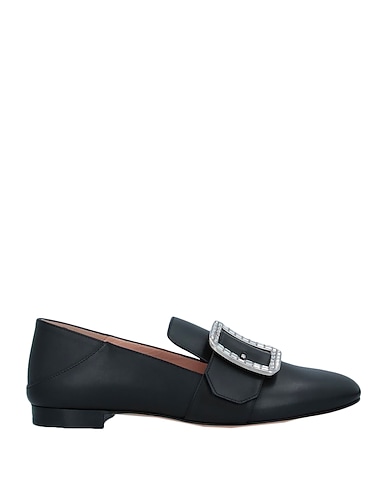 BALLY Loafers Black Calfskin