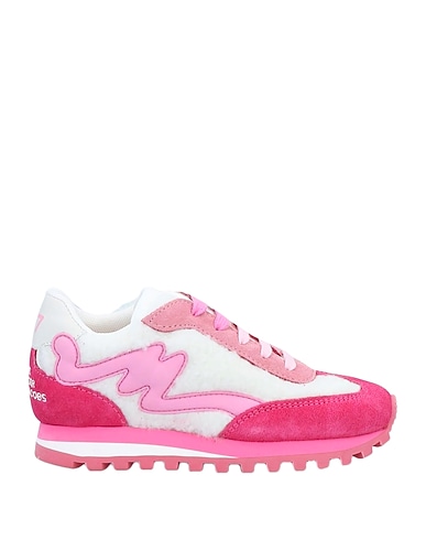 MARC JACOBS Sneakers Fuchsia Soft Leather, Textile fibres