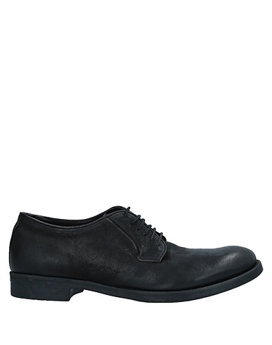 PAWELK'S Laced shoes Black Soft Leather