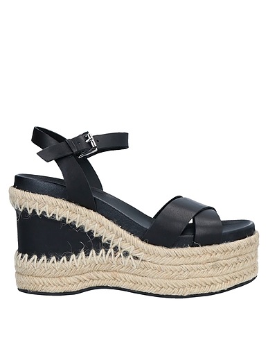 ASH Espadrilles Black Soft Leather