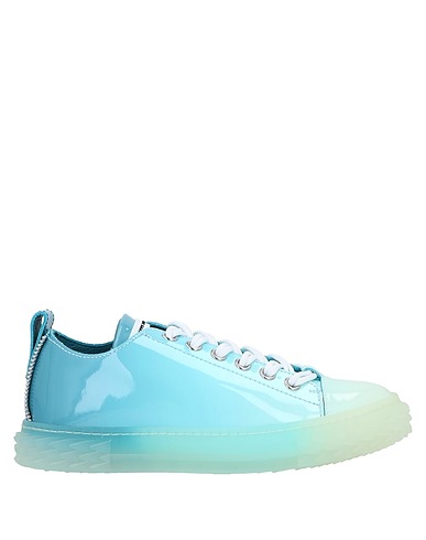 GIUSEPPE ZANOTTI Sneakers Slate blue Leather