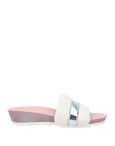 NORDIKAS Sandali Bianco Fibre tessili