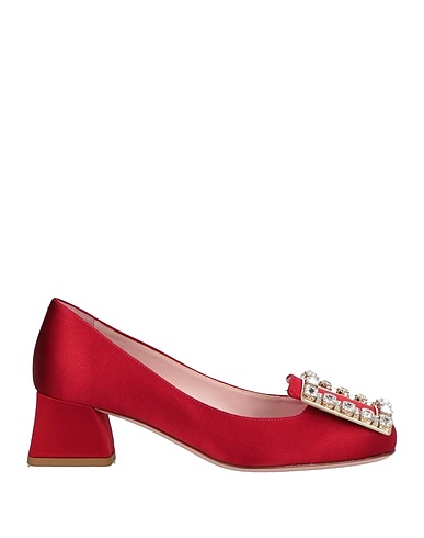 ROGER VIVIER Pump Red Textile fibers