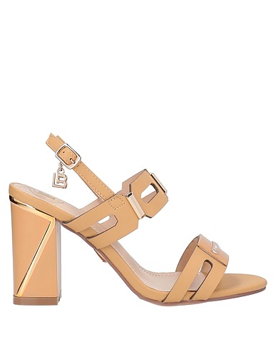 LAURA BIAGIOTTI Sandals Sand Textile fibers
