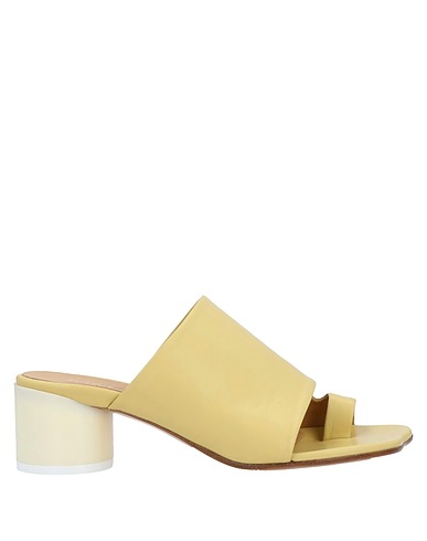 MM6 MAISON MARGIELA Flip flops Yellow Soft Leather