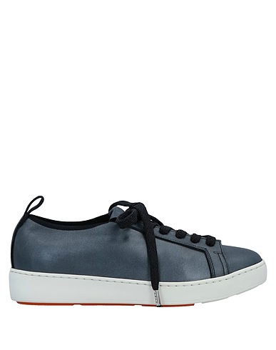 SANTONI Sneakers Blei Leder