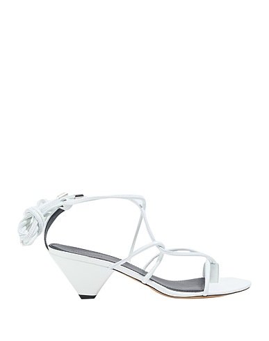 ISABEL MARANT Sandals White 100% Lambskin