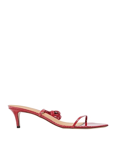 ISABEL MARANT Sandals Red 100% Goat skin